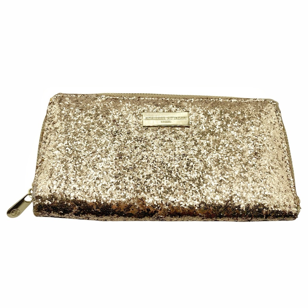 Adrienne Vittadini Gold Glitter Wallet